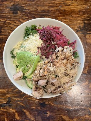 Smoked Jackfruit Kale Saladd #Veganuary at The Butcher's Son in Berkeley