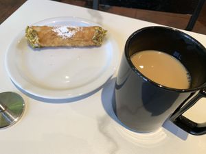 Pistachio cannoli  at The Butcher's Son in Berkeley