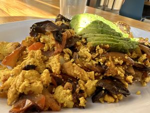 90s vegan scramble  at The Butcher's Son in Berkeley