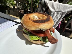 Bagel sandwich  at The Butcher's Son in Berkeley