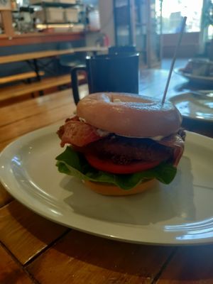 Breakfast sandwich at The Butcher's Son in Berkeley