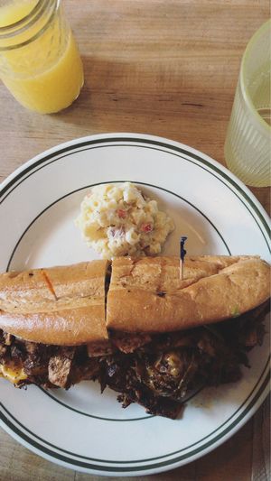 Steak & Cheese sandwich at The Butcher's Son in Berkeley