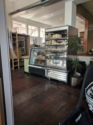 Lobby case with deliciousness at The Butcher's Son in Berkeley