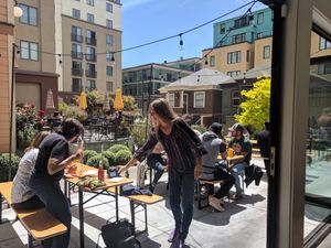 Patio at The Butcher's Son in Berkeley