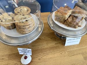 Cookie and coffee cake  at The Butcher's Son in Berkeley