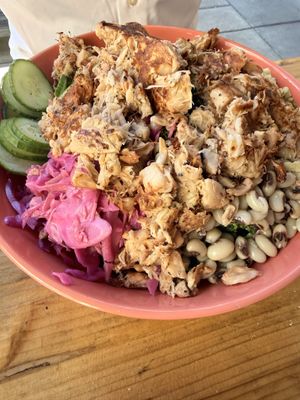 Spicy kale bbq salad  at The Butcher's Son in Berkeley
