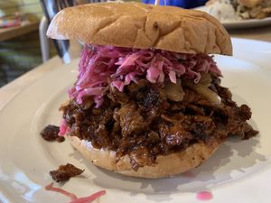 Bbq sandwich  at The Butcher's Son in Berkeley