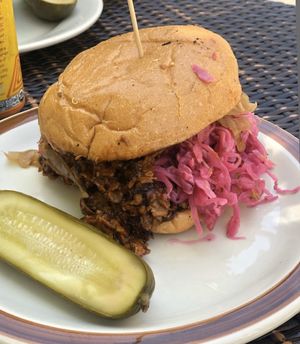 Vegan BBQ Pulled Pork at The Butcher's Son in Berkeley