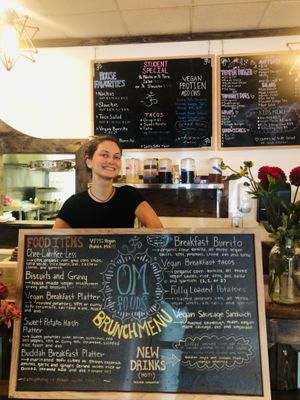AMAZINGLY helpful and joyful staff-person, “Jess”!  at OM Foods in Chico