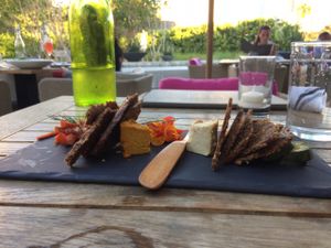 cheese platter at Plant Food and Wine in Miami