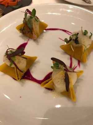Kimchi Dumplings at Plant Food and Wine in Miami