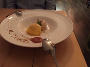 vegan-friendly dessert made with coconut milk at Mango on Main in Napa