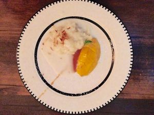 Mango Sticky Rice  at Mango on Main in Napa