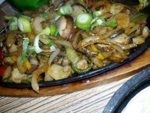 a vegan main course at Las Iguanas in Milton Keynes