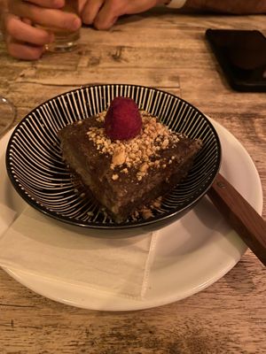 Banana cake at Tata Restaurant in Vienna