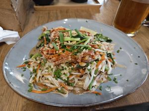 Padthai Chai with Char Siu at Tata Restaurant in Vienna