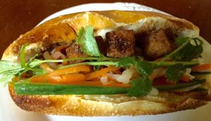 Our delicious Banh Mi at Vu Noodles in Charlottesville