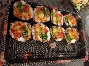 Vegan futomaki at Asia Fusion Sushi in Paderno Dugnano