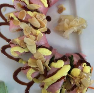 Rainbow vegan roll  at Asia Fusion Sushi in Paderno Dugnano