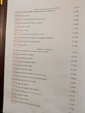 Menu4 at Asia Fusion Sushi in Paderno Dugnano