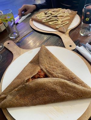 Vegi crepe  at Cosy Lunch in Rouen