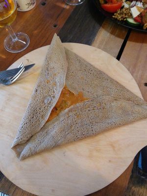 Vegan galette at Cosy Lunch in Rouen