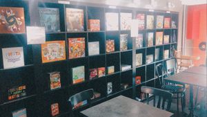 Upstairs board games section!  at Cosy Lunch in Rouen