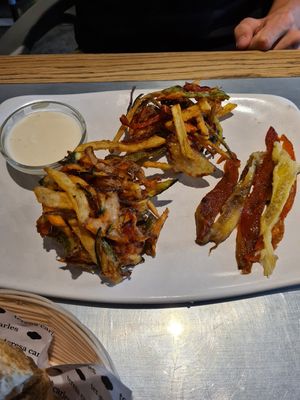 Tempura at Teresa Carles in Lleida