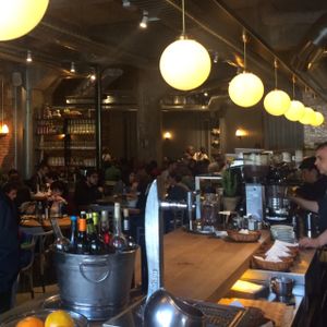 Very popular at lunchtime, people queue at the door. at Teresa Carles in Lleida