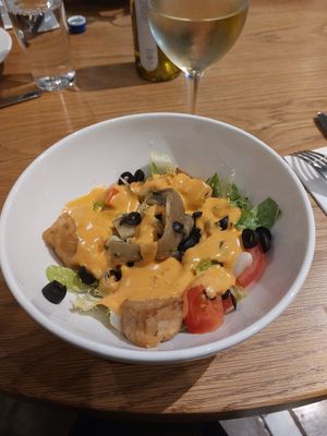 Ensada con tofu at Teresa Carles in Lleida