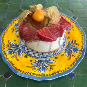 white chocolate cake at Teresa Carles in Lleida