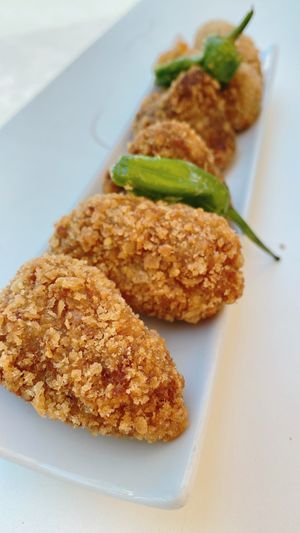Croquetas variadas   at Teresa Carles in Lleida