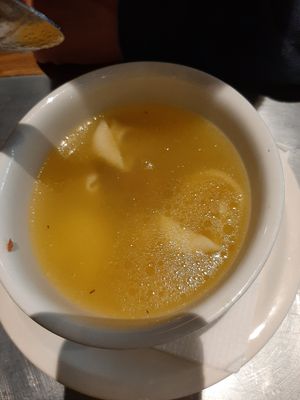 Sopa de galets (vegana) at Teresa Carles in Lleida