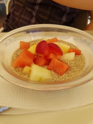 Chia pudding at Teresa Carles in Lleida