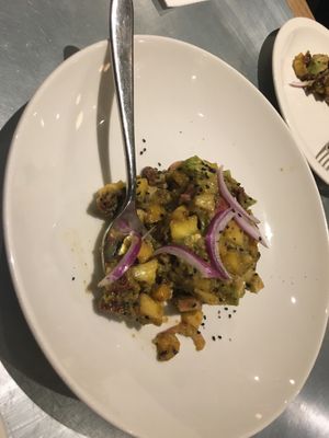 Tartar de mango at Teresa Carles in Lleida