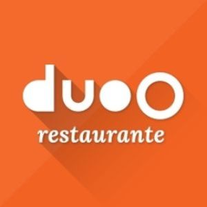 Duoo logo at duoO restaurante in Brasilia