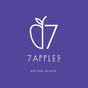 Logo at 7Apples Gelato in St Kilda