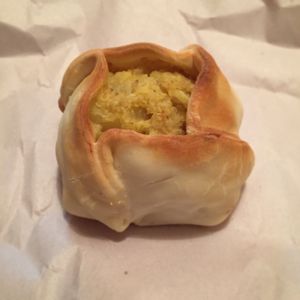 Empanada con quinoa y verduras at Y la vaca Chocha in Buenos Aires