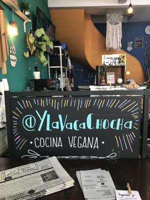 Vegan cousin  at Y la vaca Chocha in Buenos Aires