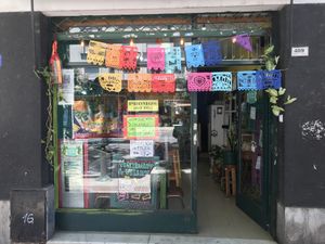 Outside at Y la vaca Chocha in Buenos Aires