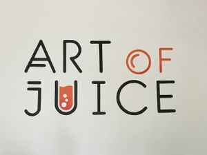 Cold slow pressed juices  at One Yoga Cafe in Koh Phangan