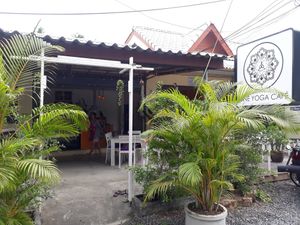 Outside at One Yoga Cafe in Koh Phangan