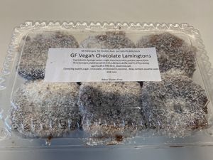 Lamingtons  at Alby's Gluten Free Bakery in Adelaide