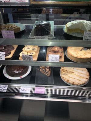 Vegan cakes available  at Sugar Shack Diner in Norwood