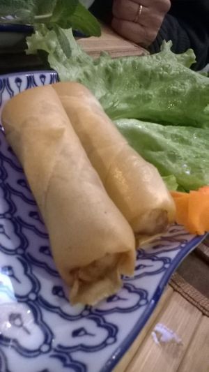 Vegetables rolls at Chiang Rai Mai in Paris