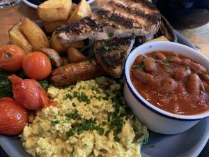 The big brunch  at Mildreds - Kings Cross in North London
