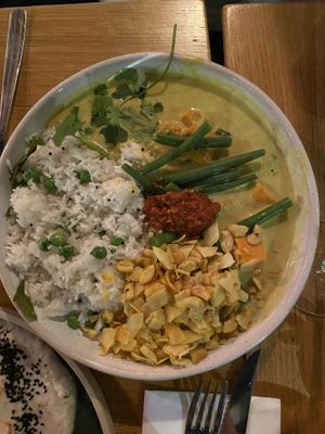 Curry  at Mildreds - Kings Cross in North London