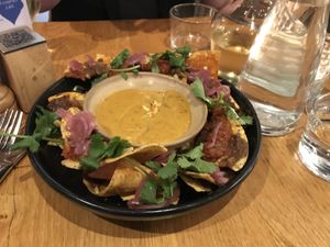 Chipotle cheez nachos  at Mildreds - Kings Cross in North London