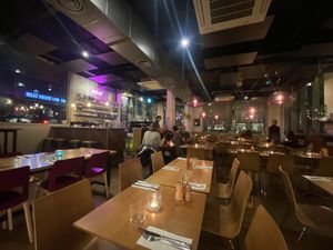 Arrive before it gets busy  at Mildreds - Kings Cross in North London