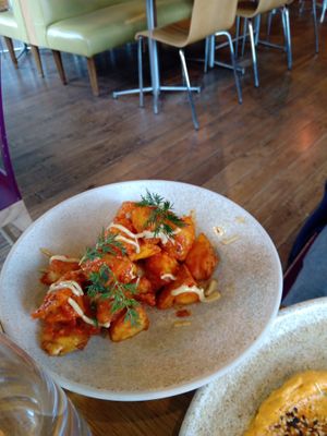 Harissa patatas bravas at Mildreds - Kings Cross in North London